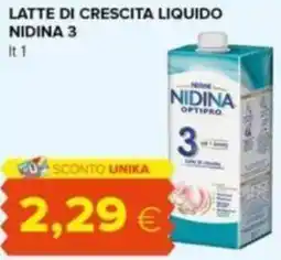 Tigre LATTE DI CRESCITA LIQUIDO NIDINA 3 lt 1 offerta