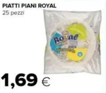 Tigre PIATTI PIANI ROYAL 25 pezzi offerta