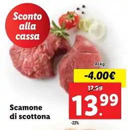 Lidl Scamone di scottona offerta