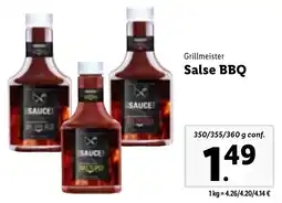 Lidl Grillmeister Salse BBQ 350/355/360 g conf. offerta