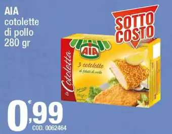 Gruppo di Palo Aia Cotolette di pollo 280gr offerta