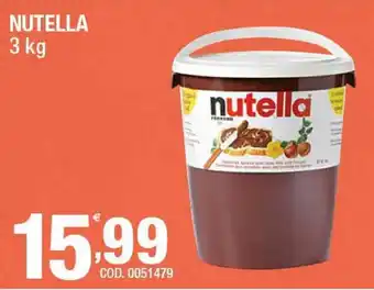Gruppo di Palo Nutella 3kg offerta