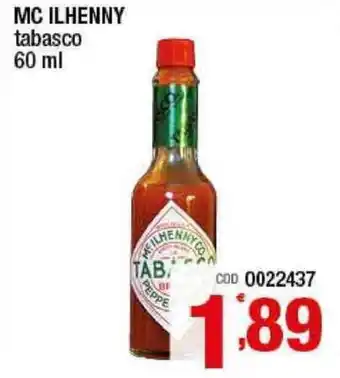 Mc Ilhenny tabasco 60ml