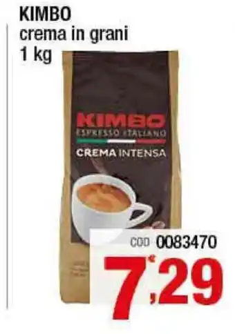 Gruppo di Palo Kimbo Crema in grani 1kg offerta