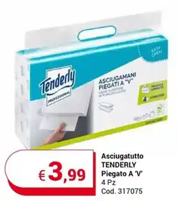Asciugatutto TENDERLY Piegato A 'V' 4 Pz