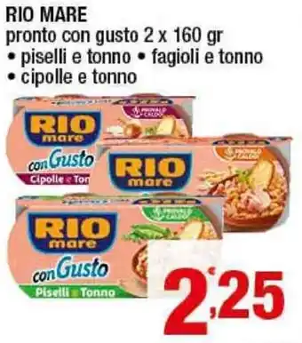 Gruppo di Palo Rio Mare Pronto con gusto 2x160gr offerta