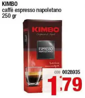 Gruppo di Palo Kimbo Caffè espresso napoletano 250gr offerta