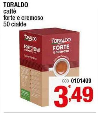 Toraldo Caffè forte e cremoso 50 cialde