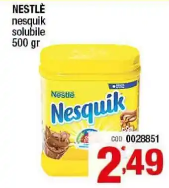 Gruppo di Palo Nestle Nesquik solubile 500gr offerta