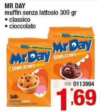 Mr. Day Muffin senza lattosio 300gr