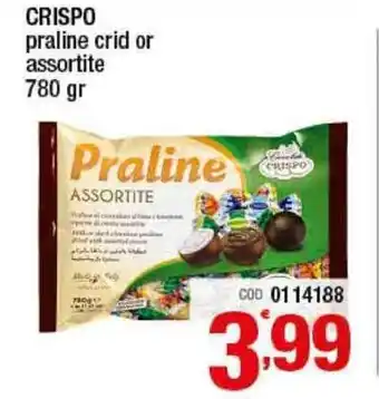 Crispo Praline crid or assortite 780gr