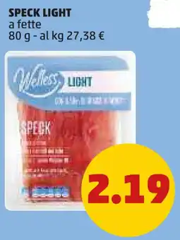 PENNY SPECK LIGHT a fette 80 g offerta