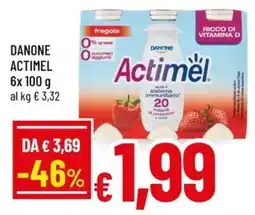 Famila DANONE ACTIMEL 6x 100 g offerta