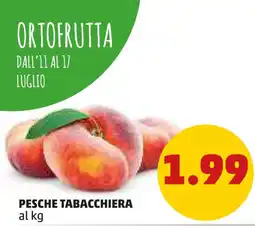PENNY PESCHE TABACCHIERA al kg offerta
