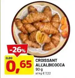 DPiù CROISSANT ALL'ALBICOCCA 90 G offerta