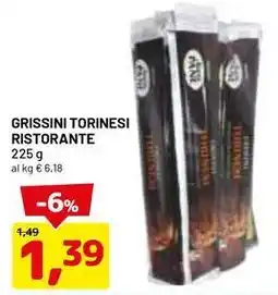DPiù GRISSINI TORINESI RISTORANTE offerta