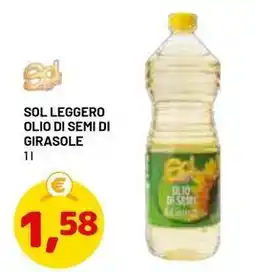 DPiù SOL LEGGERO OLIO DI SEMI DI GIRASOLE offerta