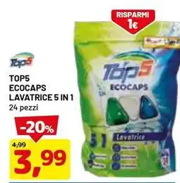 DPiù TOP5 ECOCAPS LAVATRICE 5 IN 1 offerta