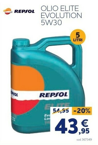 Norauto Olio elite evolution 5w30 offerta