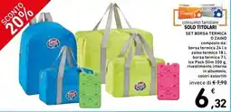 Spazio Conad SET BORSA TERMICA O ZAINO offerta