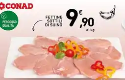 Spazio Conad FETTINE SOTTILI DI SUINO offerta