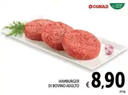 HAMBURGER DI BOVINO ADULTO