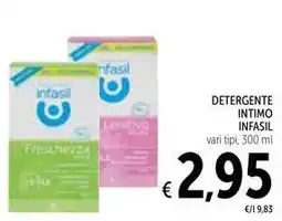 Spazio Conad DETERGENTE INTIMO INFASIL vari tipi, 300 ml offerta