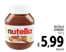 Spazio Conad NUTELLA FERRERO 950 g offerta
