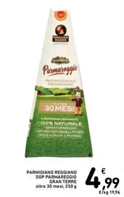 Spazio Conad PARMIGIANO REGGIANO DOP PARMAREGGIO GRAN TERRE oltre 30 mesi, 250 g offerta