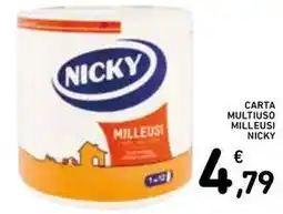 Spazio Conad CARTA MULTIUSO MILLEUSI NICKY offerta