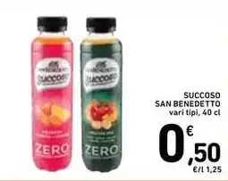 Spazio Conad SUCCOSO SAN BENEDETTO vari tipi, 40 cl offerta