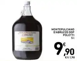 Spazio Conad MONTEPULCIANO D'ABRUZZO DOP POLETTI 5 l offerta