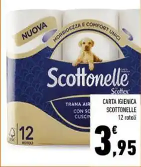 Conad CARTA IGIENICA SCOTTONELLE 12 rotoli offerta