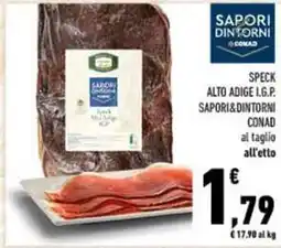 Conad SPECK ALTO ADIGE I.G.P. SAPORI&DINTORNI CONAD offerta