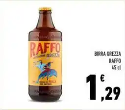 Conad BIRRA GREZZA RAFFO 45 cl offerta