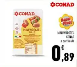 Conad MINI WÜRSTEL CONAD offerta