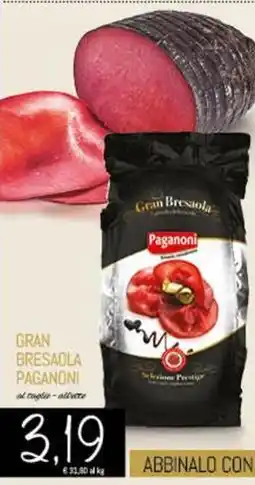 Conad GRAN BRESAOLA PAGANONI offerta