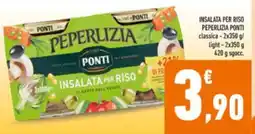 Conad INSALATA PER RISO PEPERLIZIA PONTI classica - 2x350 g/ Light-2x350 g 420 g sgocc. offerta