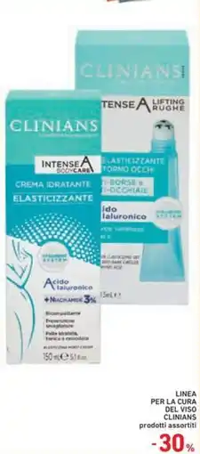 Spazio Conad LINEA PER LA CURA DEL VISO CLINIANS offerta