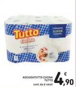 Spazio Conad ASCIUGATUTTO CUCINA TUTTO conf. da 6 rotoli offerta