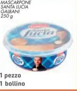 Spazio Conad MASCARPONE SANTA LUCIA GALBANI 250 g offerta