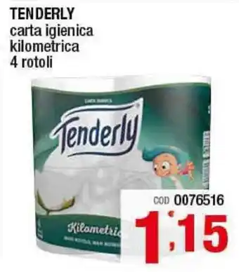 Tenderly Carta Igienica kilometrica 4 rotoli