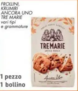 Spazio Conad FROLLINI, KRUMIRI ANCORA UNO TRE MARIE vari tipi offerta