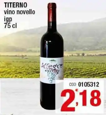 Titerno Vino Novello igp 75cl