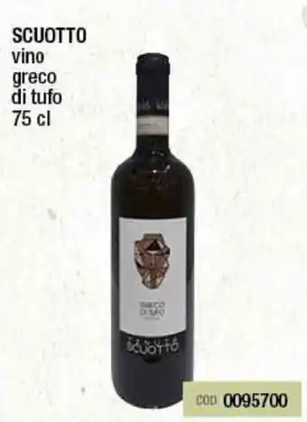 Gruppo di Palo Scuotto Vino greco di tufo 75cl offerta