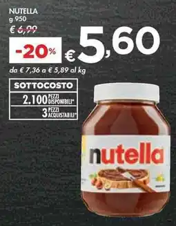 Bennet NUTELLA g 950 offerta