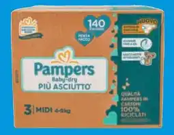 Bennet PANNOLINI BABY DRY PENTAPACK PAMPERS offerta