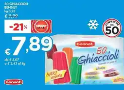 Bennet 50 GHIACCIOLI BENNET kg 3,25 offerta