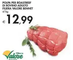 Bennet POLPA PER ROASTBEEF DI BOVINO ADULTO FILIERA VALORE BENNET offerta