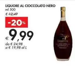 Bennet LIQUORE AL CIOCCOLATO NERO ml 500 offerta
